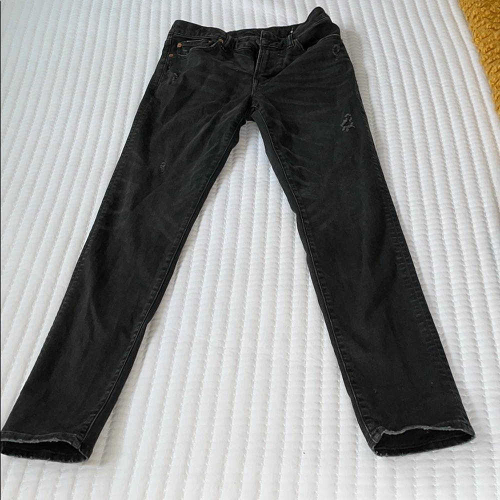 American Eagle Black flex skinny jeans